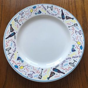Syracuse China Happy New Year 12” plate 1999,2000 & 2001